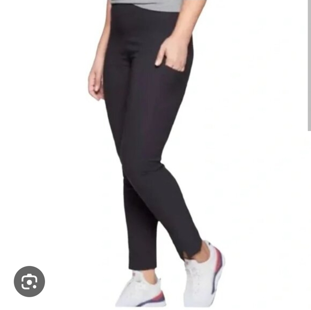 Athleta | Black Wander Slim Nylon Pants Sz 6 - Picture 4 of 11